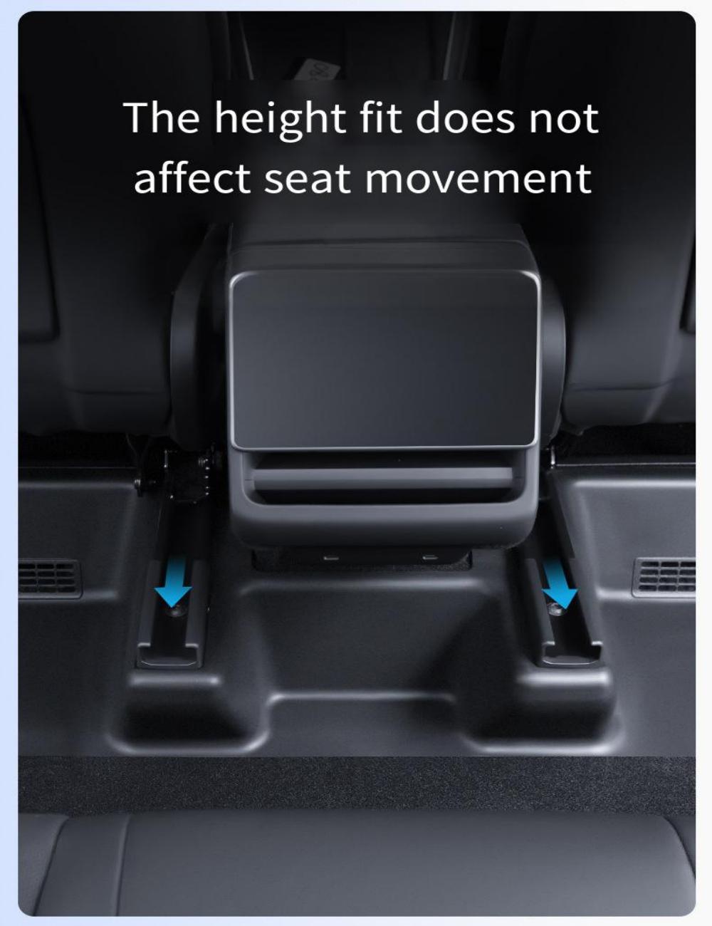 Seat Slide Rail Anti-Kick Guards for Model Y Juniper (5PCS) | Sikunuo