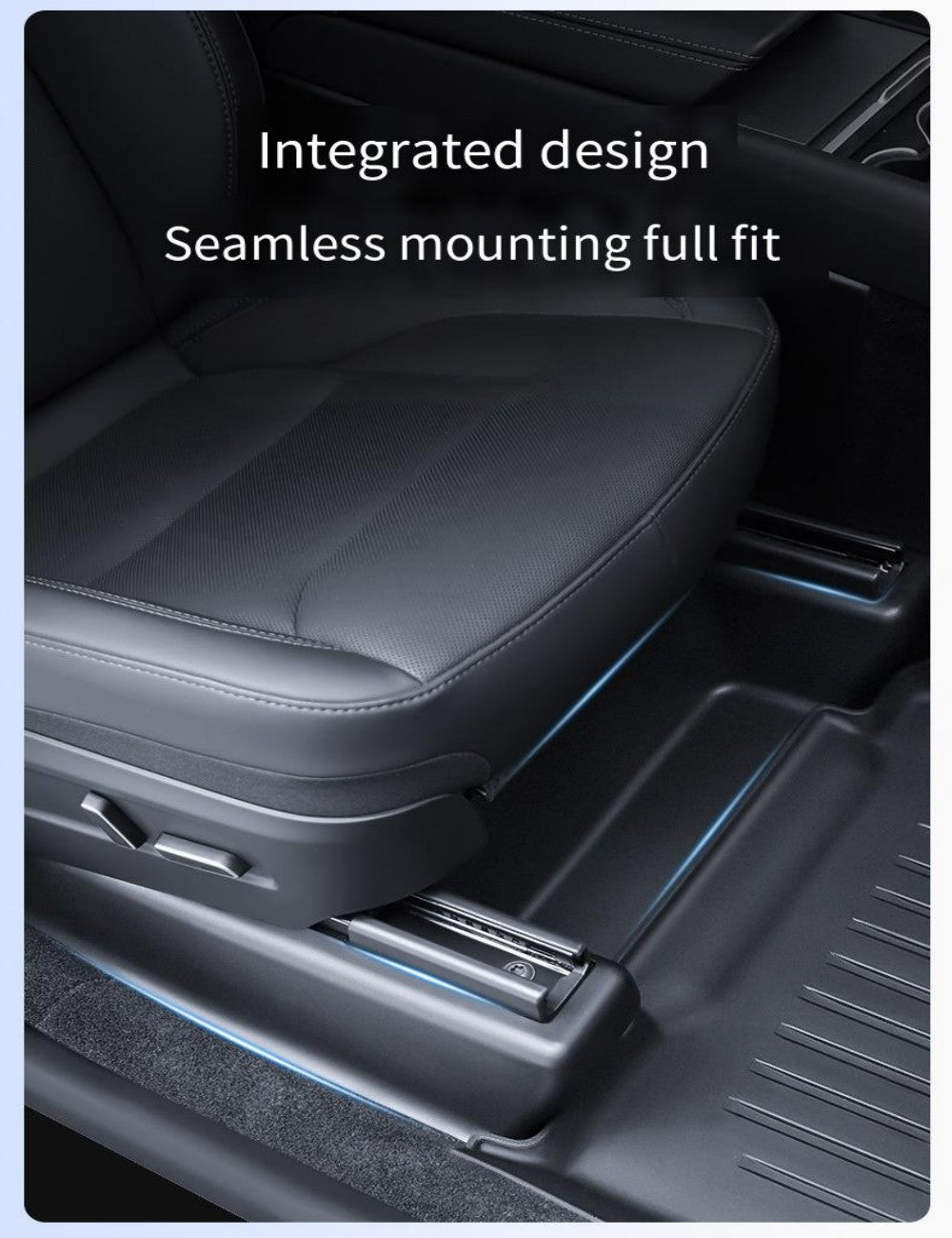 Seat Slide Rail Anti-Kick Guards for Model Y Juniper (5PCS) | Sikunuo
