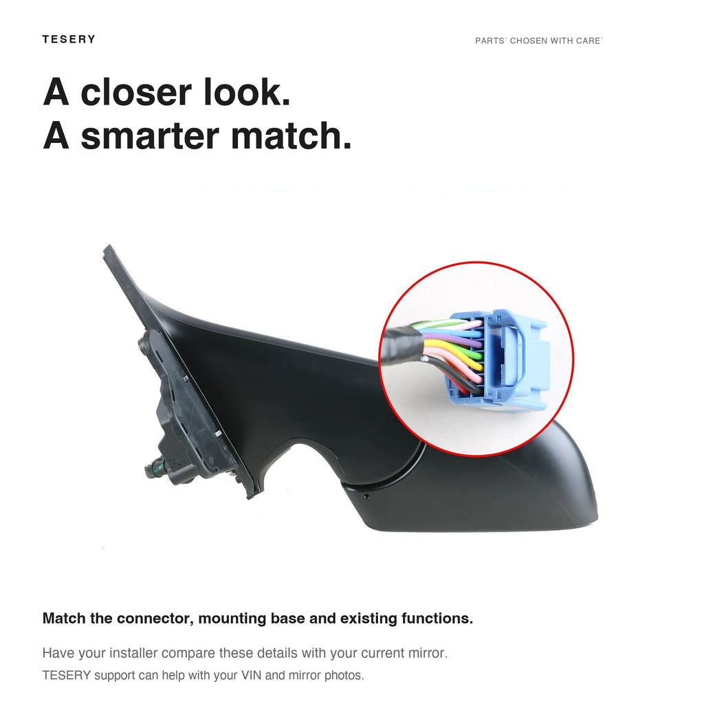 Side Mirror Assembly for Tesla Model Y Juniper & Model YL