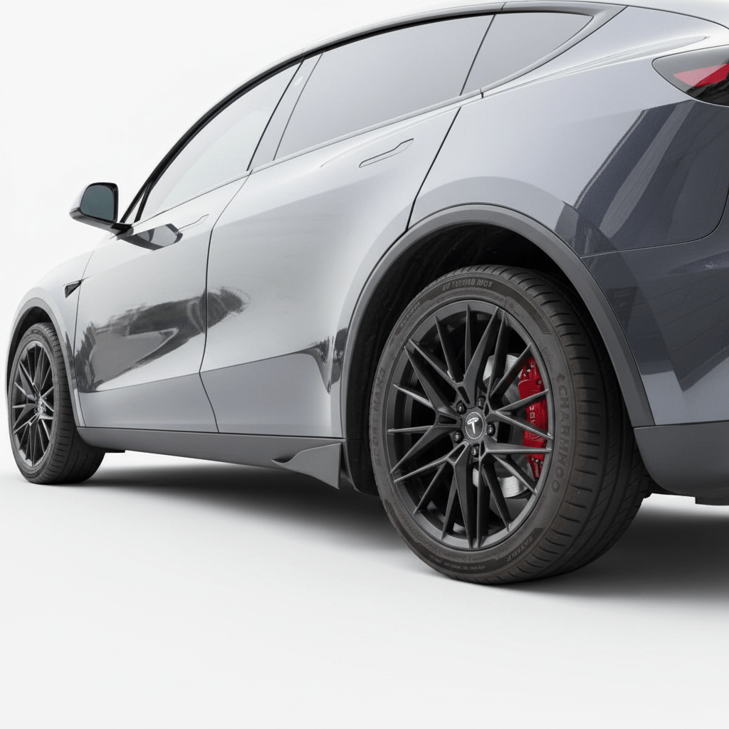 Side Skirts Splitter ABS Rocker Panel for Model Y Juniper | Sikunuo