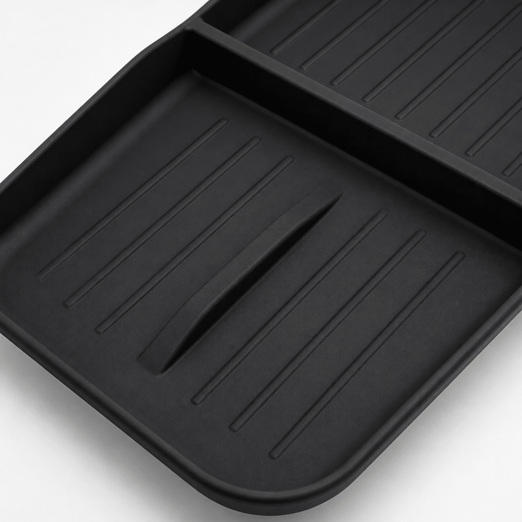 Silicone Center Console Lower Tray Mat for Model Y Standard 2026+