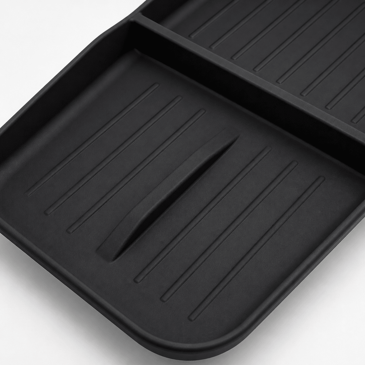 Silicone Center Console Lower Tray Mat for Model Y Standard 2026+