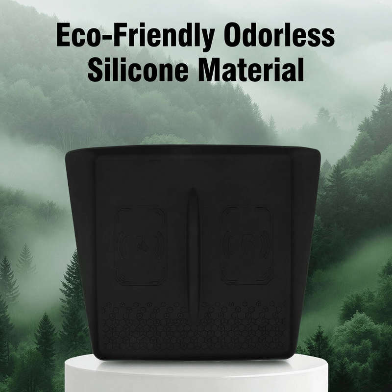Silicone Center Console Mat for Model Y Standard 2026 – Non-Slip Wireless Charging Pad Cover