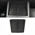Silicone Center Console Mat for Model Y Standard 2026 – Non-Slip Wireless Charging Pad Cover