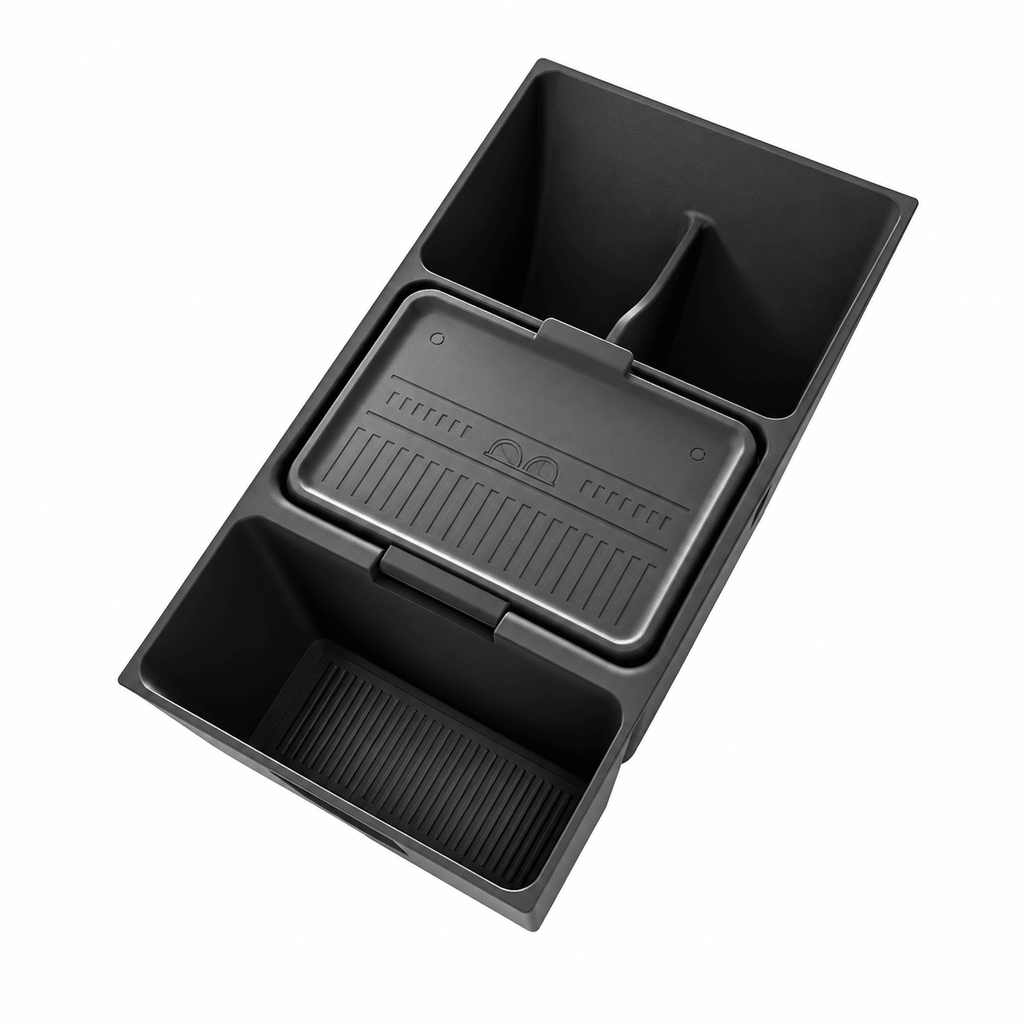 Silicone Center Console Storage Organizer for Model Y Juniper 2025+