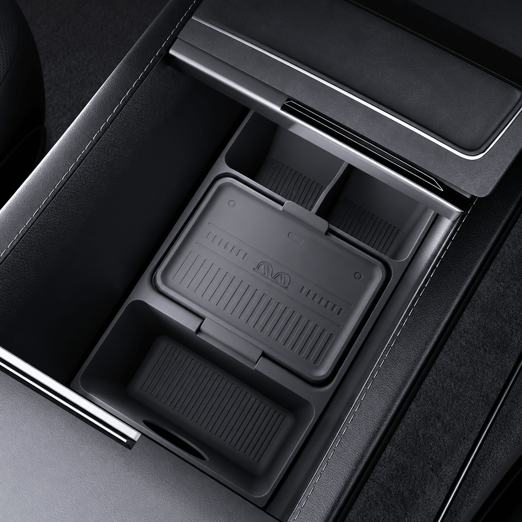 Silicone Center Console Storage Organizer for Model Y Juniper 2025+