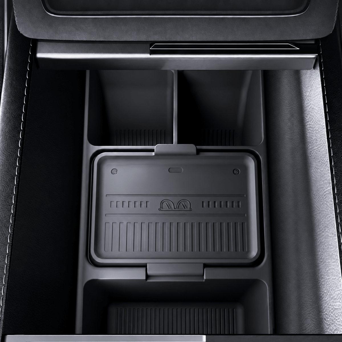 Silicone Center Console Storage Organizer for Model Y Juniper 2025+