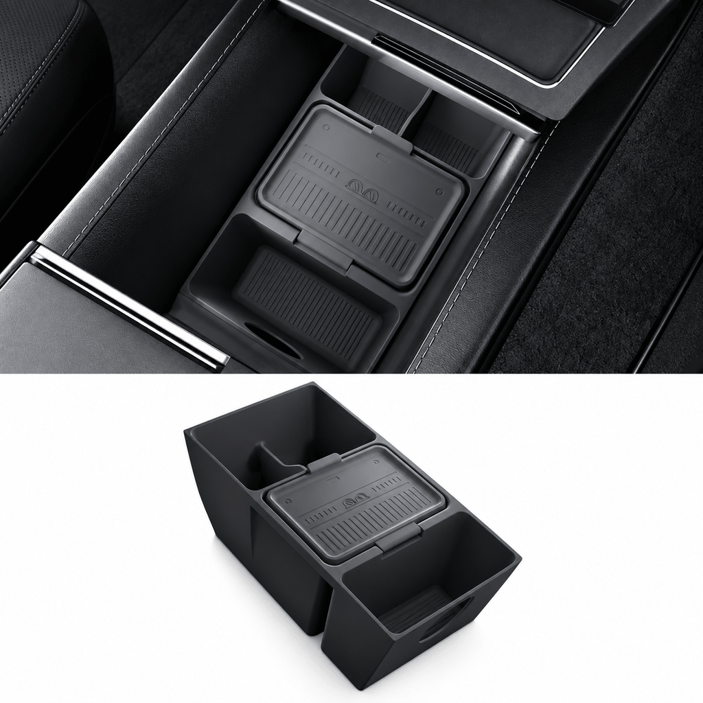 Silicone Center Console Storage Organizer for Model Y Juniper 2025+