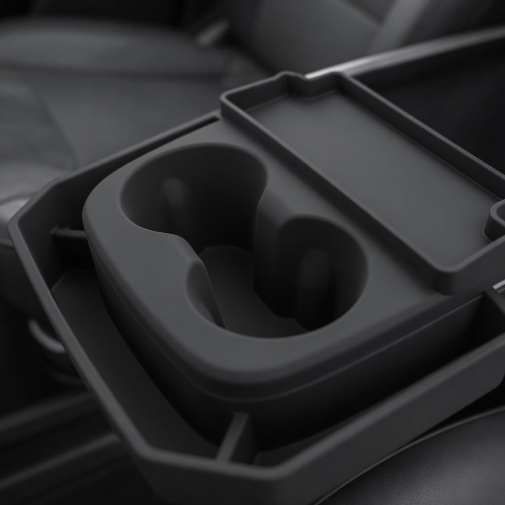 Silicone Cup Holder Organizer with Hanging Design for Model Y Standard | Sikunuo