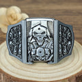 Silver Grim Reaper Lighter Belt Buckle