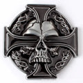 Skull Cross Belt Buckle
