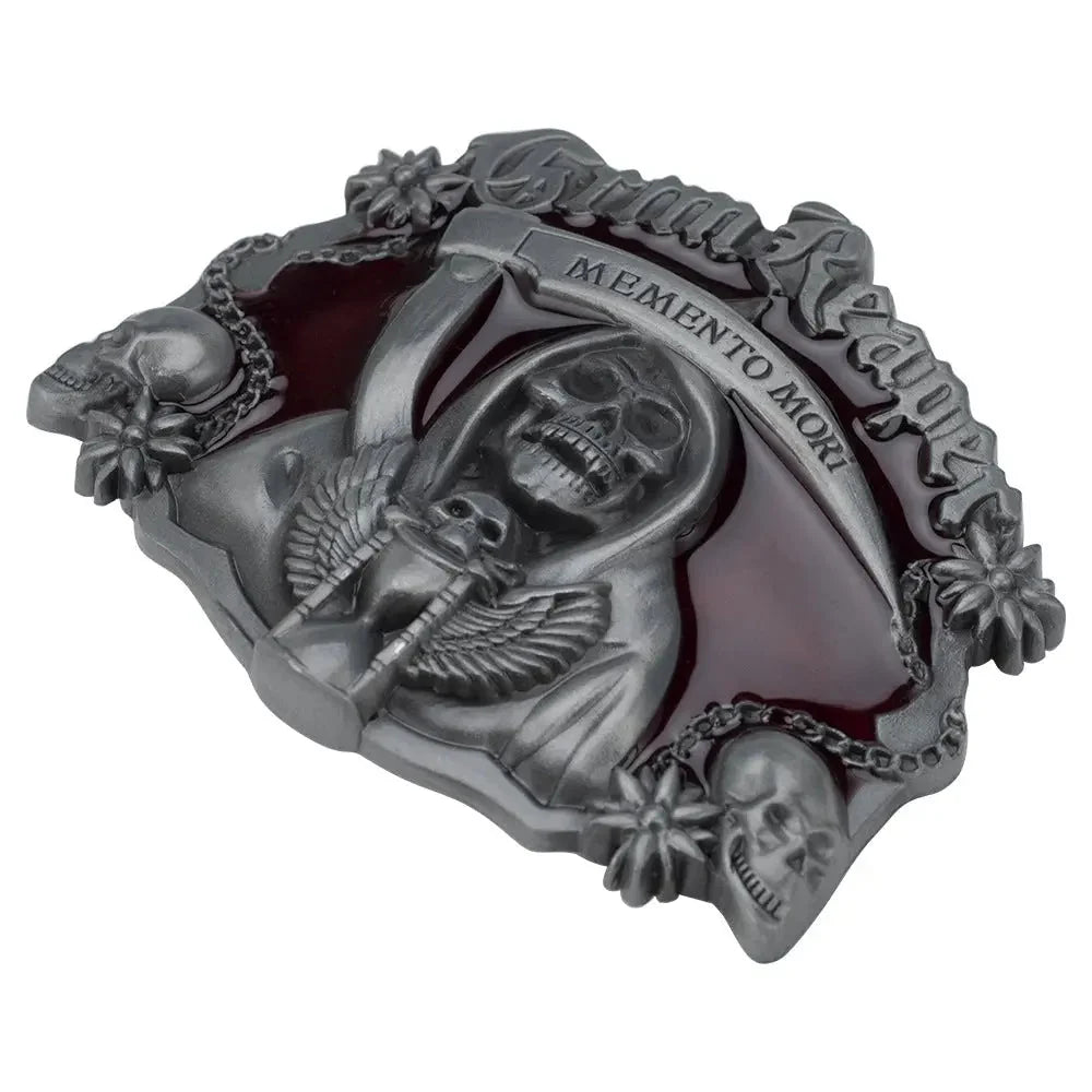 Skull Memento mori Belt Buckle