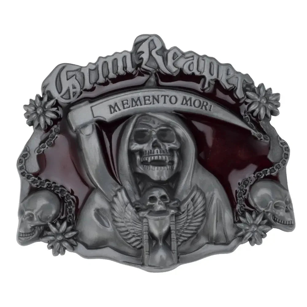 Skull Memento mori Belt Buckle