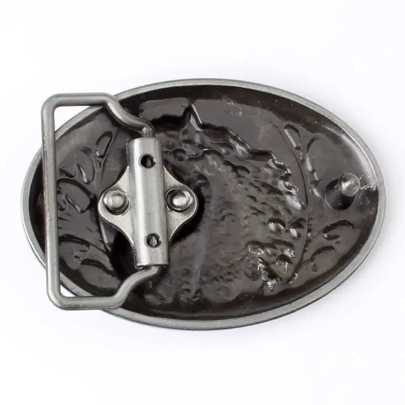 Sliver Horse Head Belt Buckle