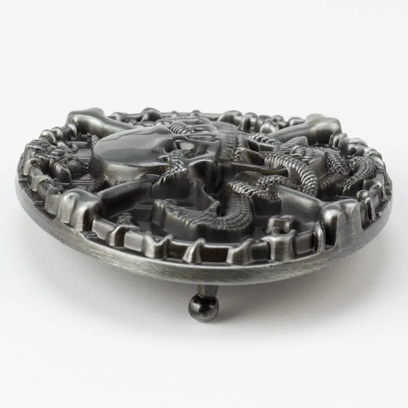 Snakes and Skull Belt Buckles