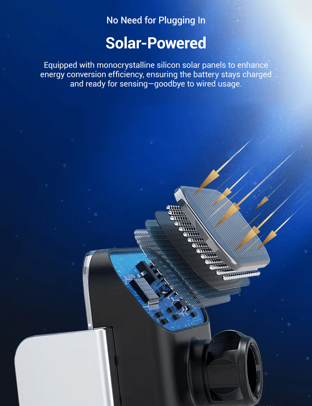 Solar Mobile Phone Holder for Model 3/Y | Sikunuo