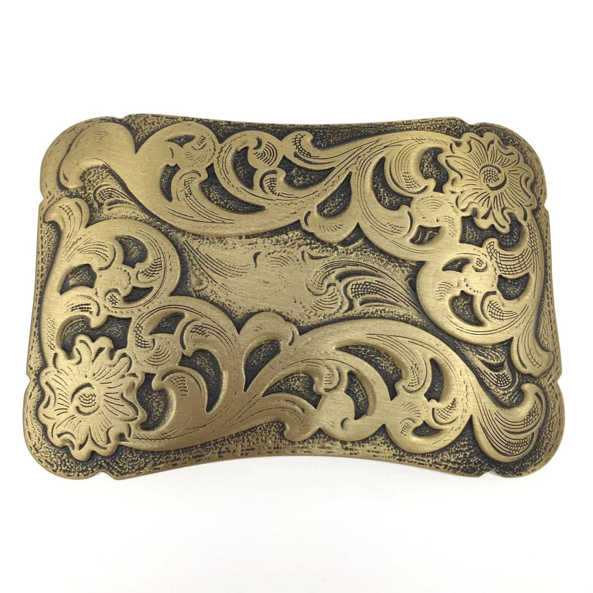 Solid Brass Western Belt Buckle