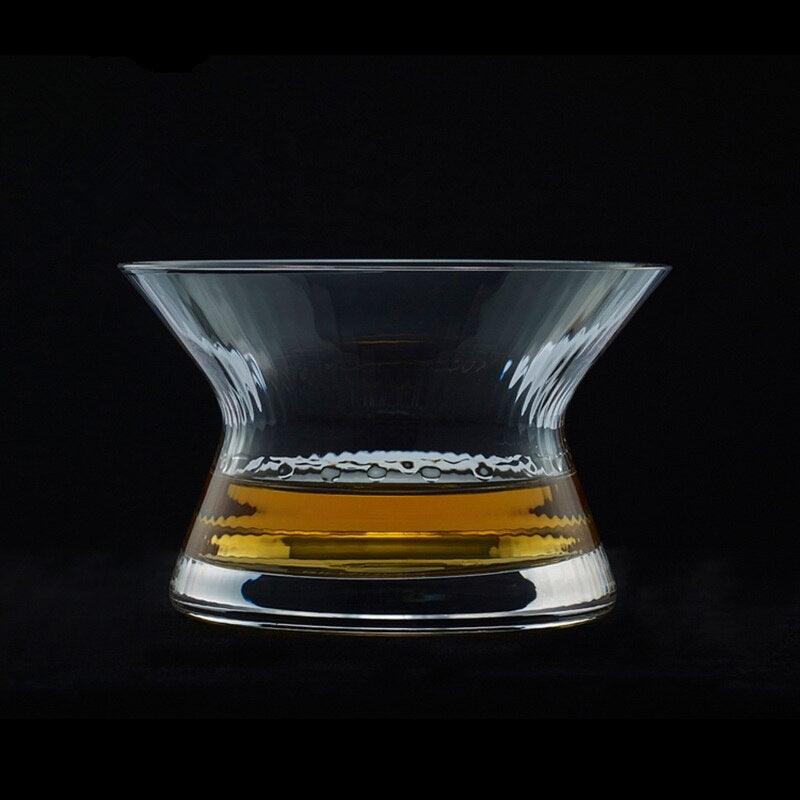 Sikunuo | Rotating Mirror Glass - Rotating Whiskey Drinking Glass