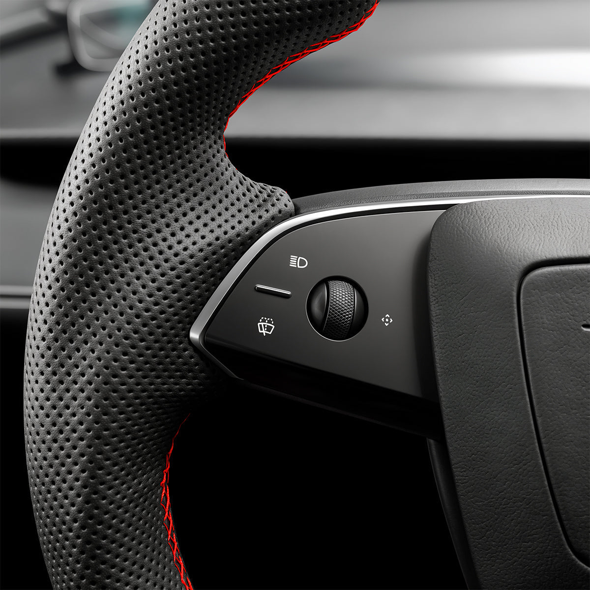 Sport Carbon Fiber Steering Wheel for Model 3 Highland / Model Y Juniper