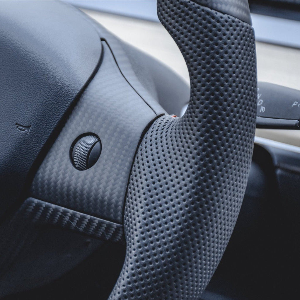 Sikunuo Sport Carbon Fiber Steering Wheel for Tesla Model 3 / Y【Style 25】