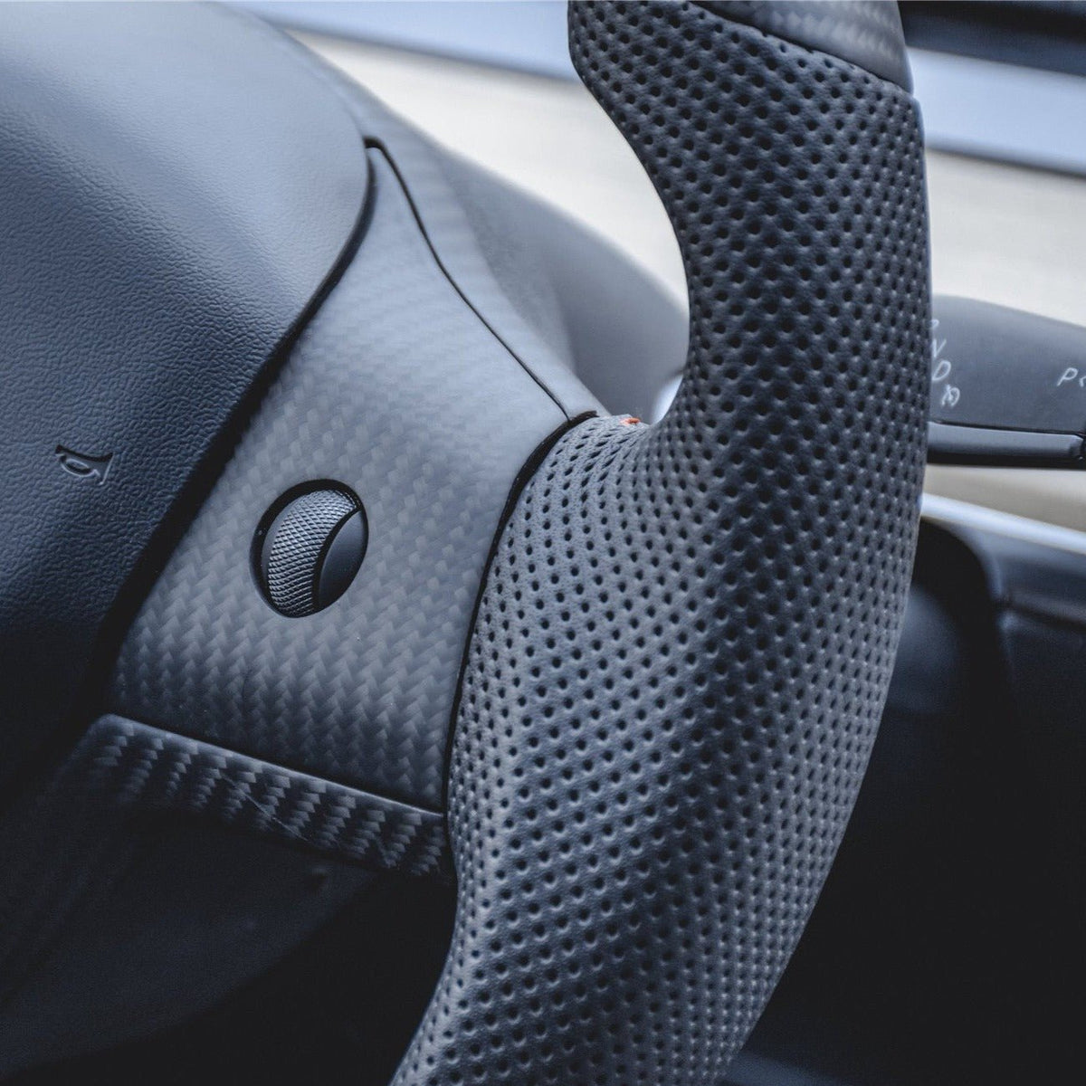 Sikunuo Sport Carbon Fiber Steering Wheel for Tesla Model 3 / Y【Style 25】