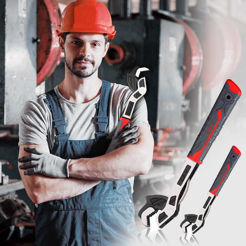 Sikunuo | Industrial Quality Multifunctional Self-locking Pipe Wrench Tool