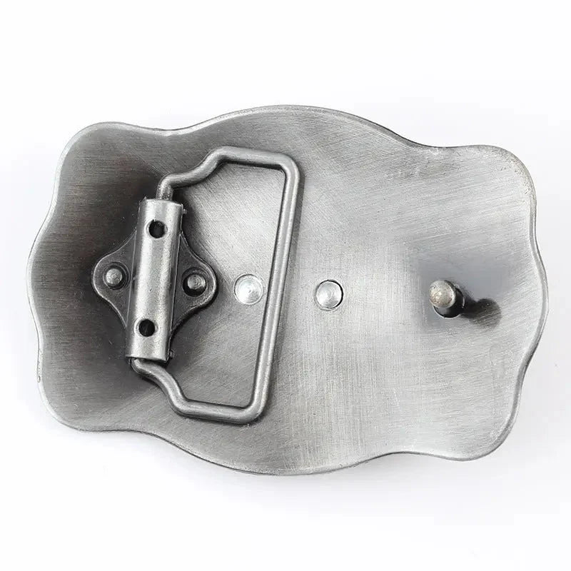 Square Arabesque Animal Belt Buckle