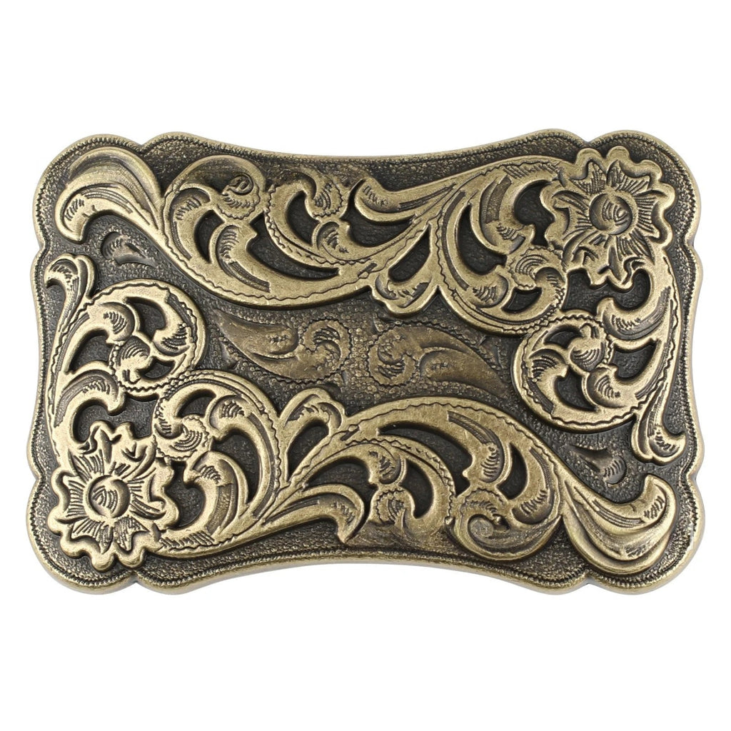 Square Arabesque Belt Buckle