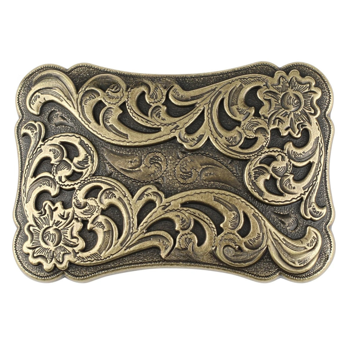 Square Arabesque Belt Buckle