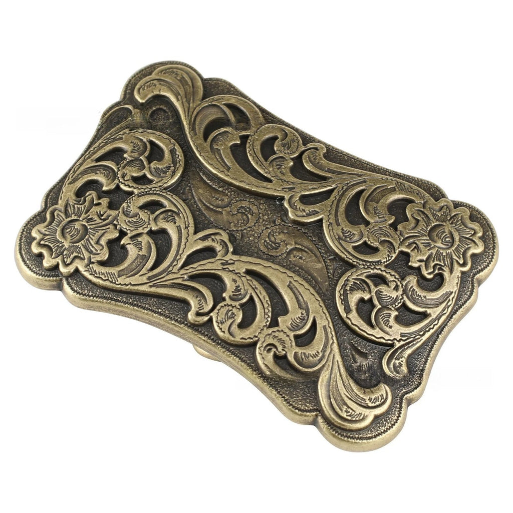 Square Arabesque Belt Buckle