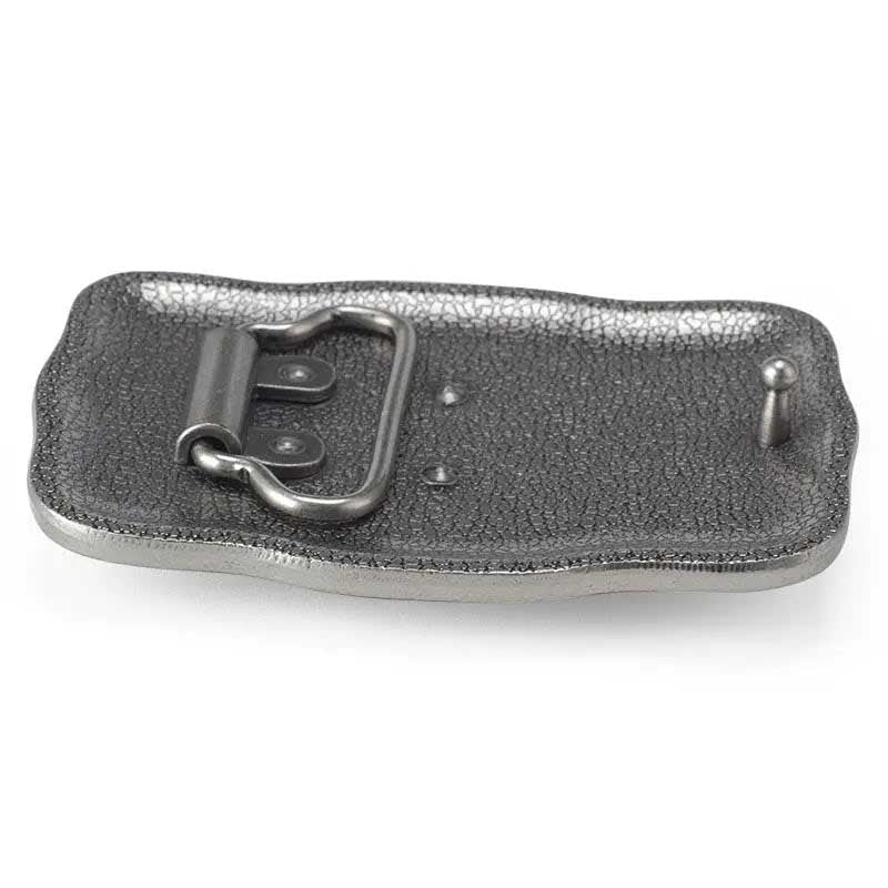 Square Longhorn Belt Buckle