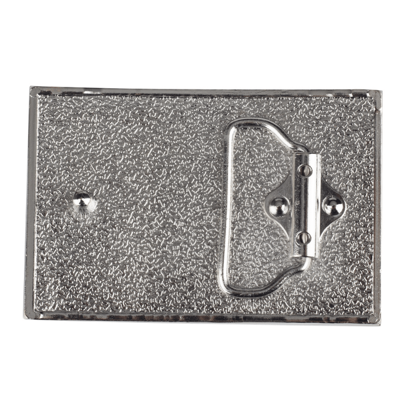 Square United Kingdom Flag Western Belt Buckle