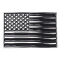 Square United States America Flag Western Belt Buckle