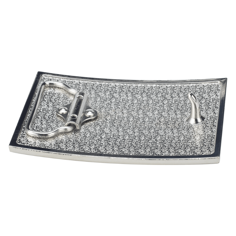 Square United States America Flag Western Belt Buckle