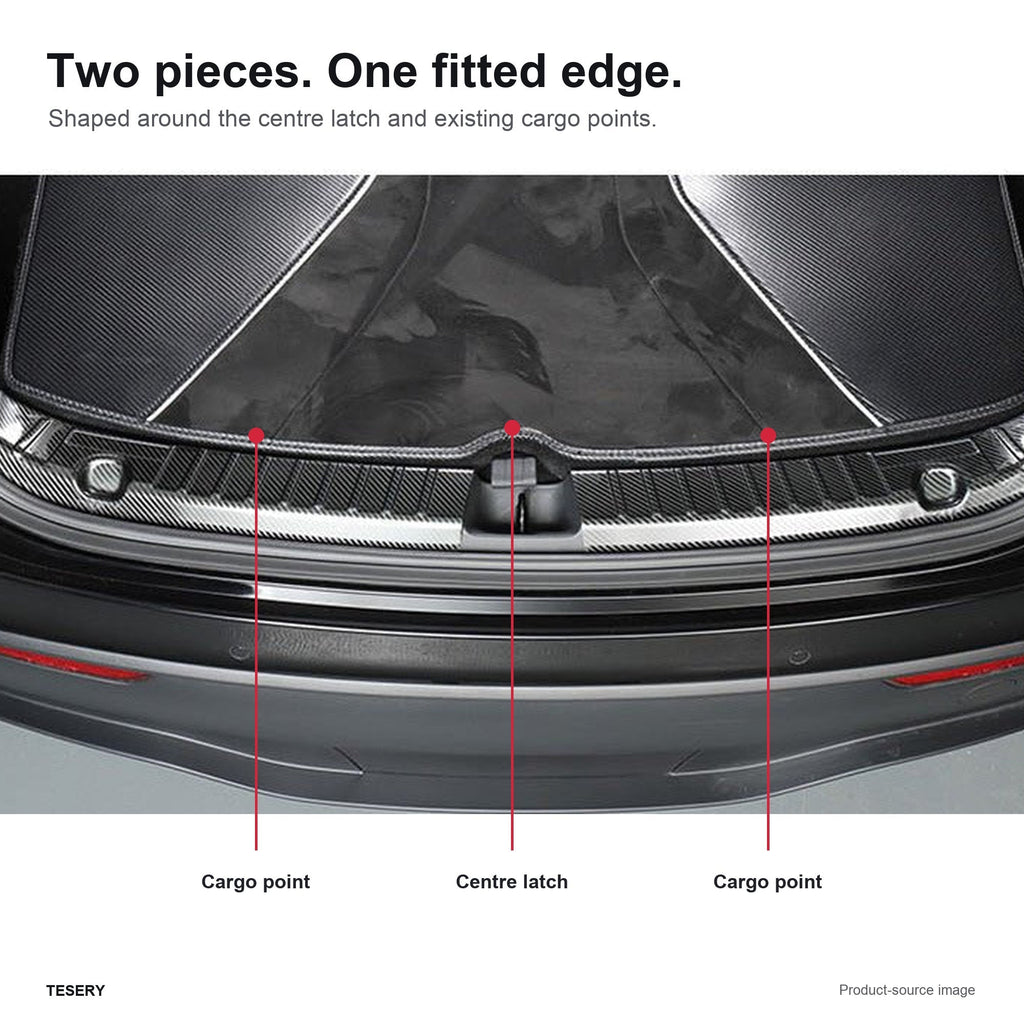 Stainless Steel Trunk Sill Protector for Tesla Model Y 2020–Mar 2025