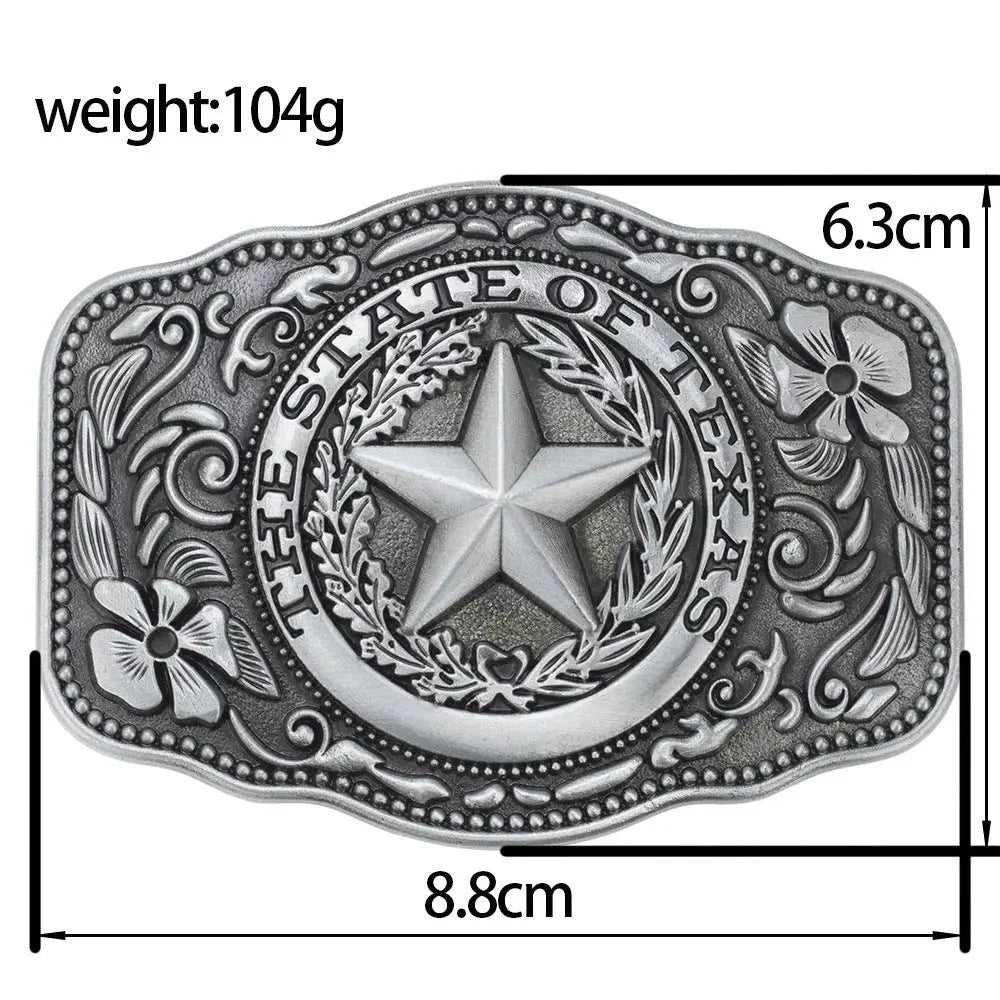 State of Texas Belt Buckle