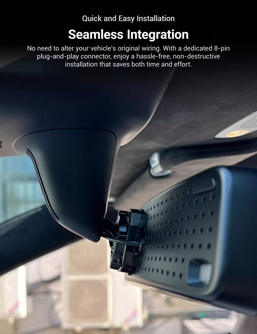 Streaming Rearview Mirror Recorder for Model 3 Highland / Model Y Juniper (HW4.0) | Sikunuo