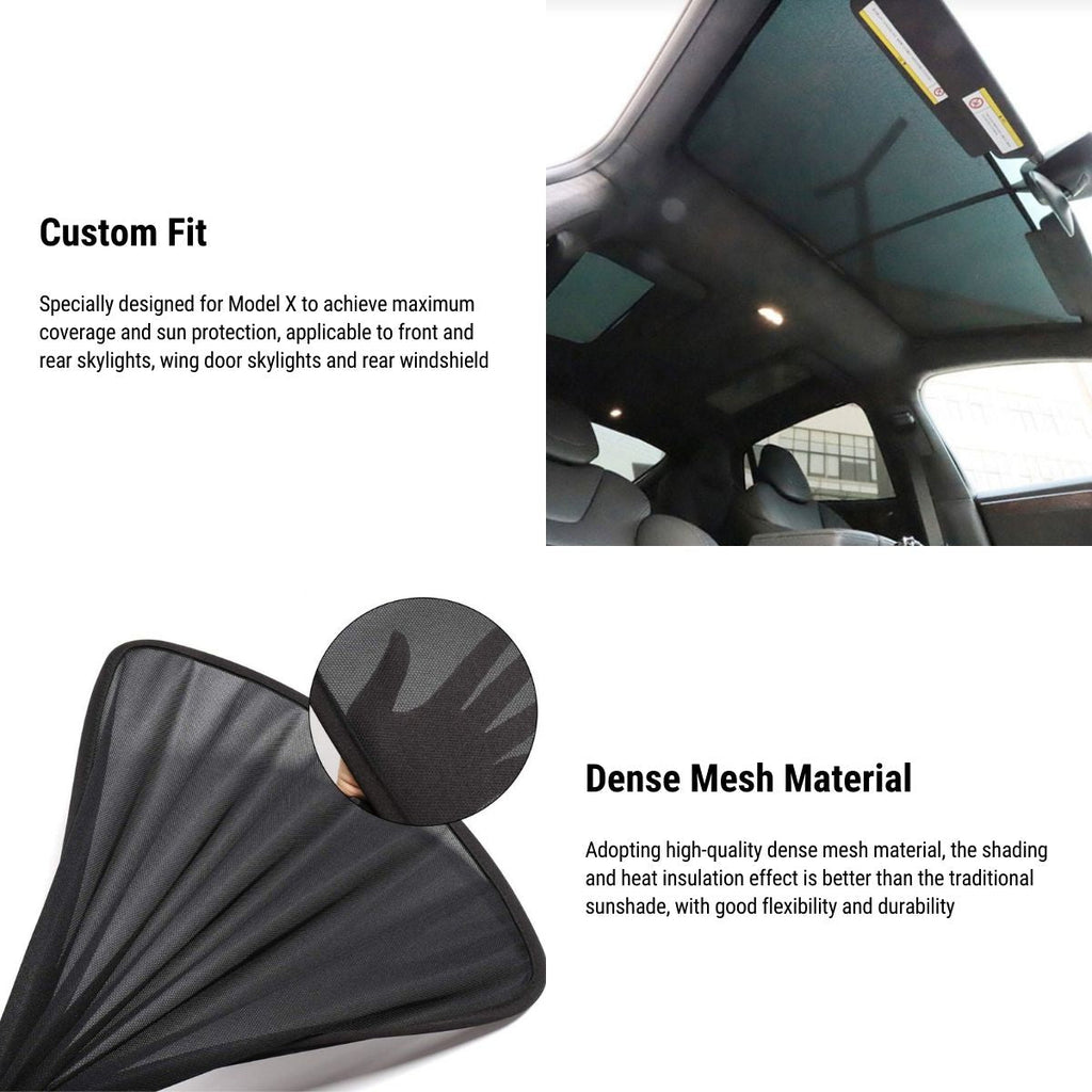 Sunshade for Model X (6 Pcs)