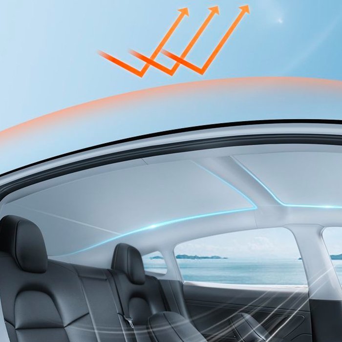 Glass Roof Sunshade for Tesla Model 3 Highland