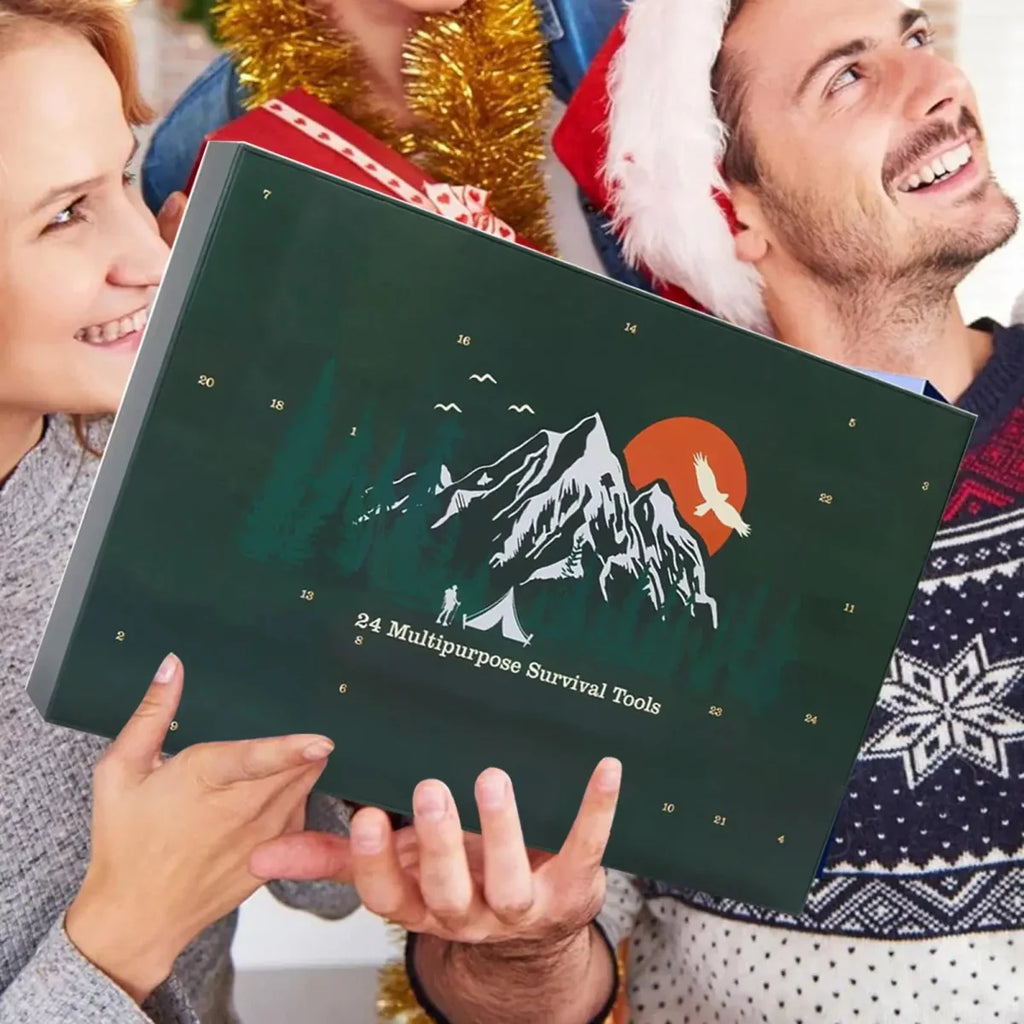 Sikunuo | SURVIVAL ADVENT CALENDAR – Men's Outdoor Kit with 24 Essential Tools 2025