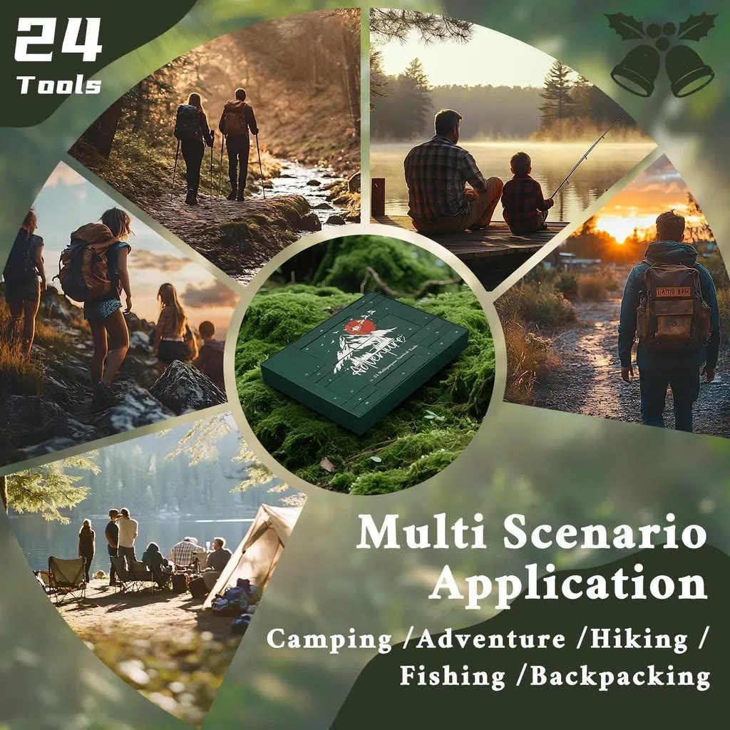 Survival Advent Calendar 2026 - 24 Real Outdoor Tools