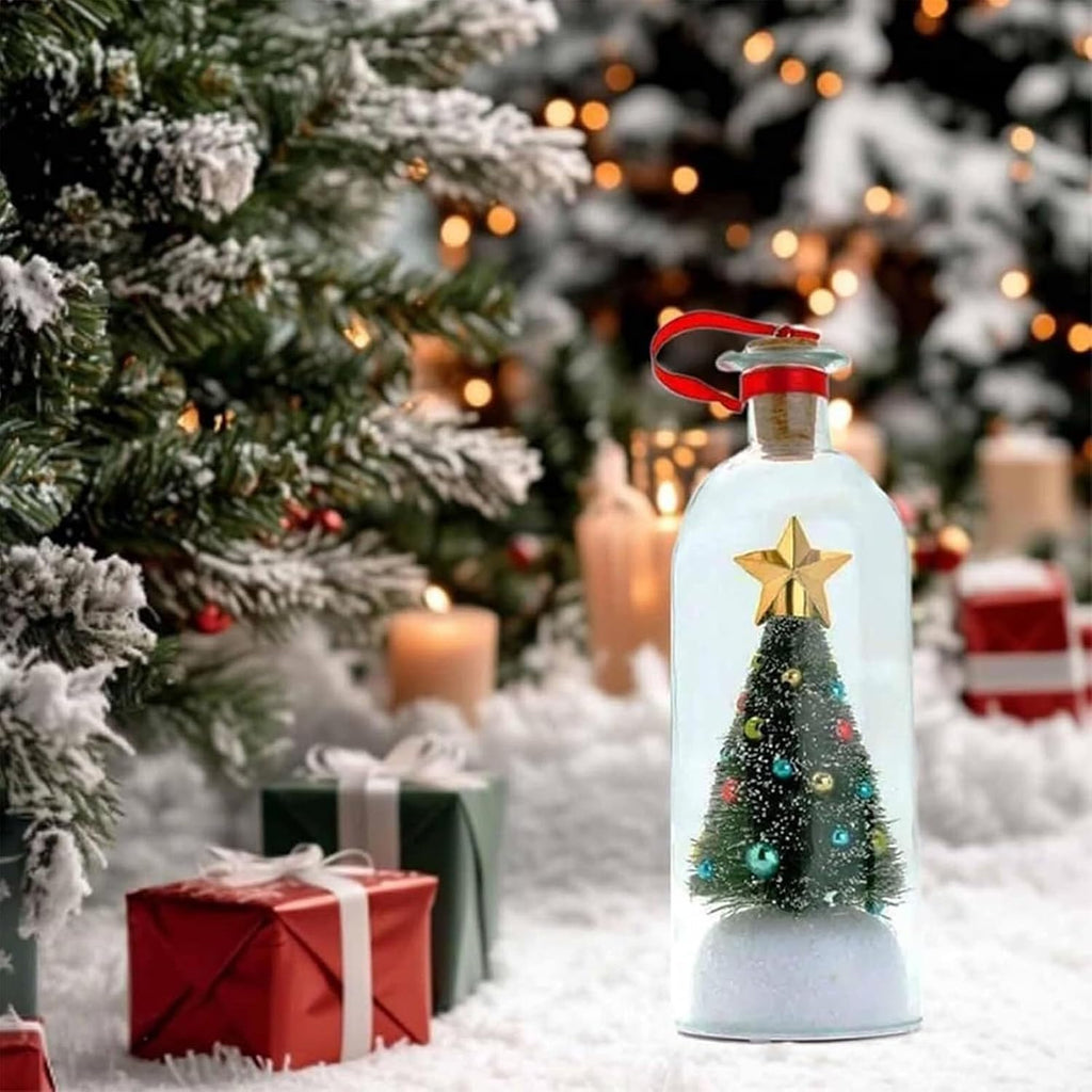 Recordable Christmas Message Bottle Ornament