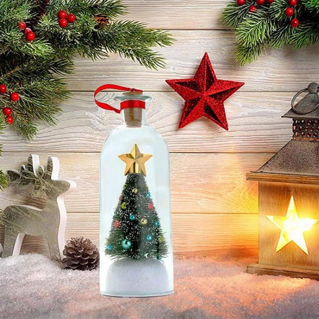 Recordable Christmas Message Bottle Ornament