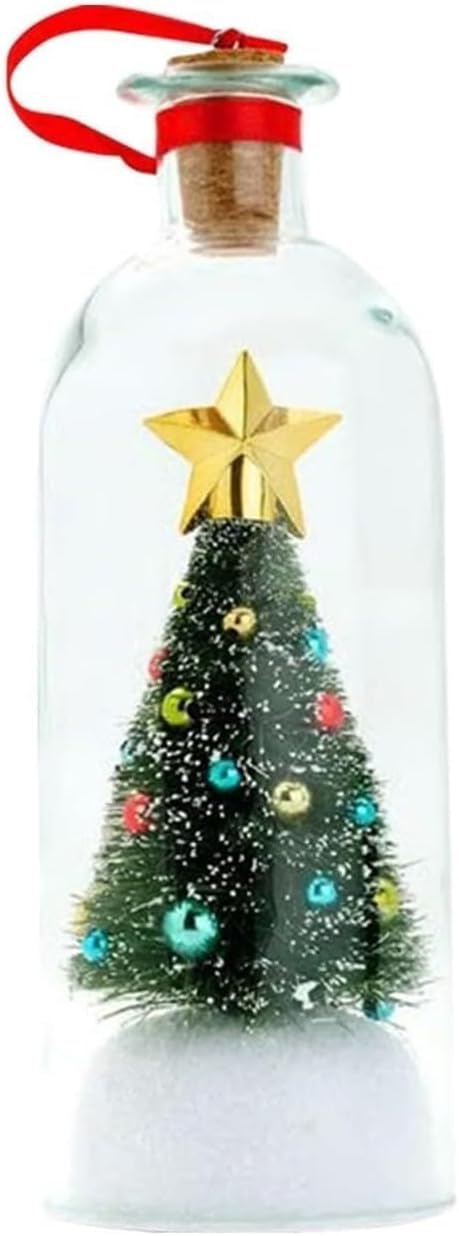 Recordable Christmas Message Bottle Ornament