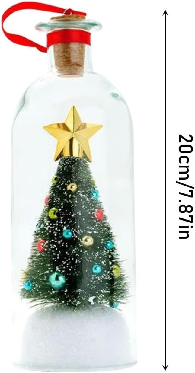 Recordable Christmas Message Bottle Ornament