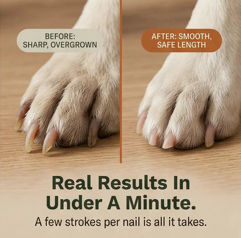 2-Pack Silent Manual Dog Nail File Boards