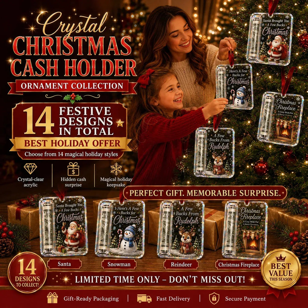 Santa's Cash Holder Christmas Ornament – The Magical Way to Gift Money This Holiday