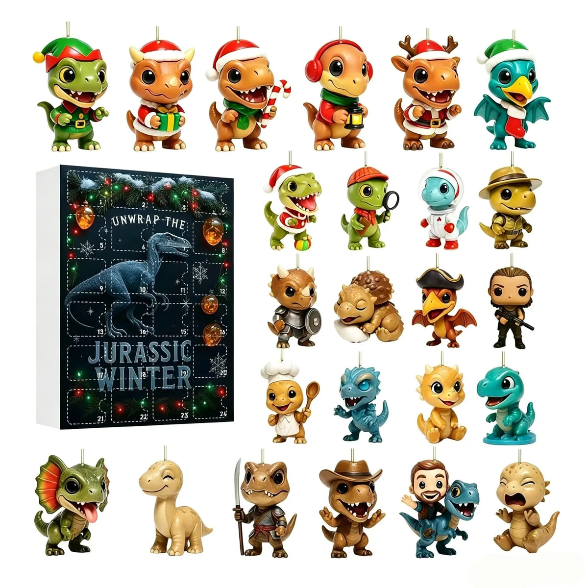 Dinosaur Adventure Blind-Box Countdown Calendar