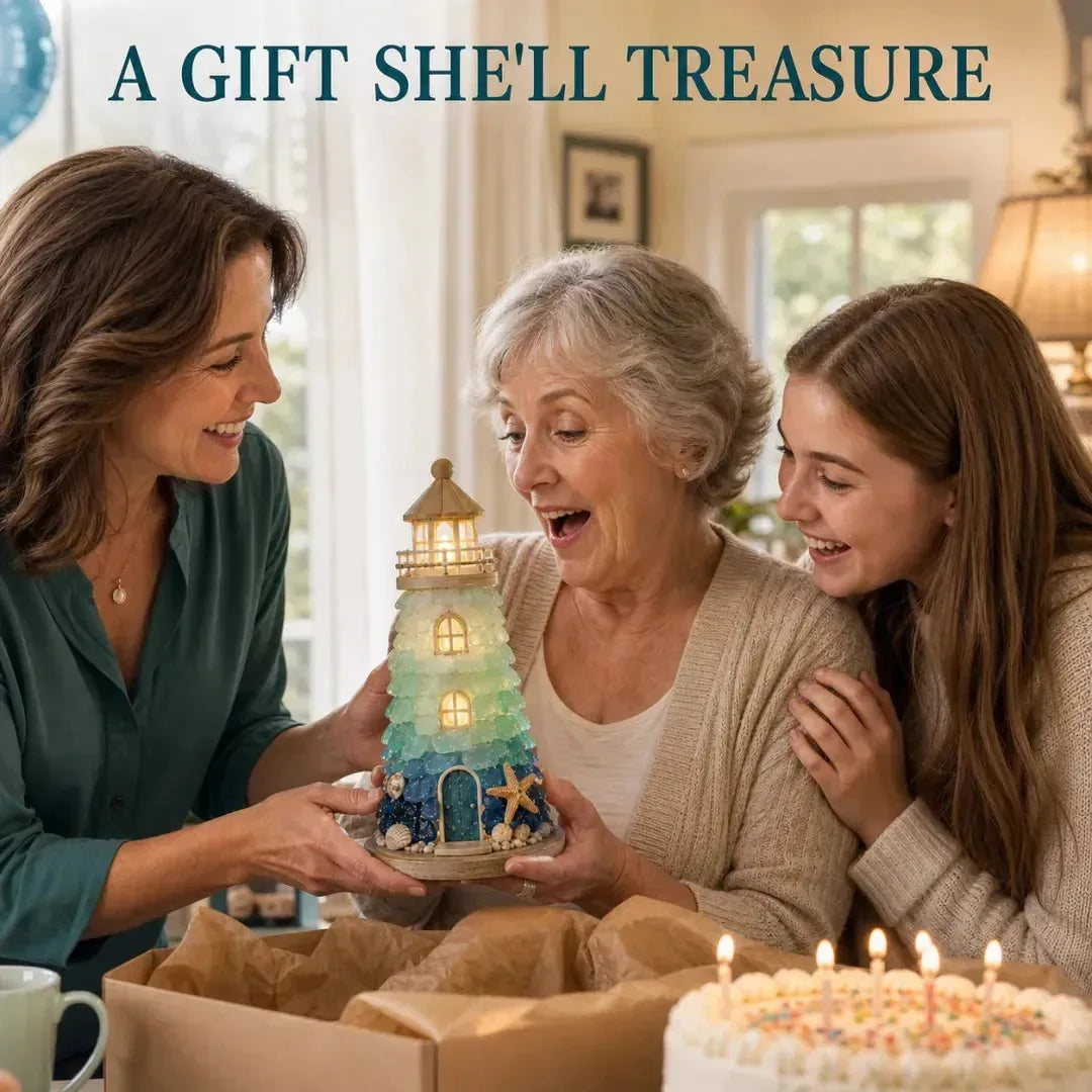 DIY Light-Up Sea Glass Lighthouse Craft Kit – 15 Designs