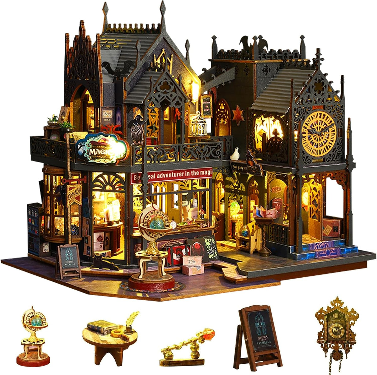 DIY Holo Magic City Miniature House Kit